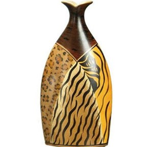 animal print vase