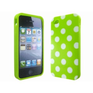 Green Polka Dot iPhone Case