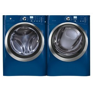 Blue Washer and Dryer