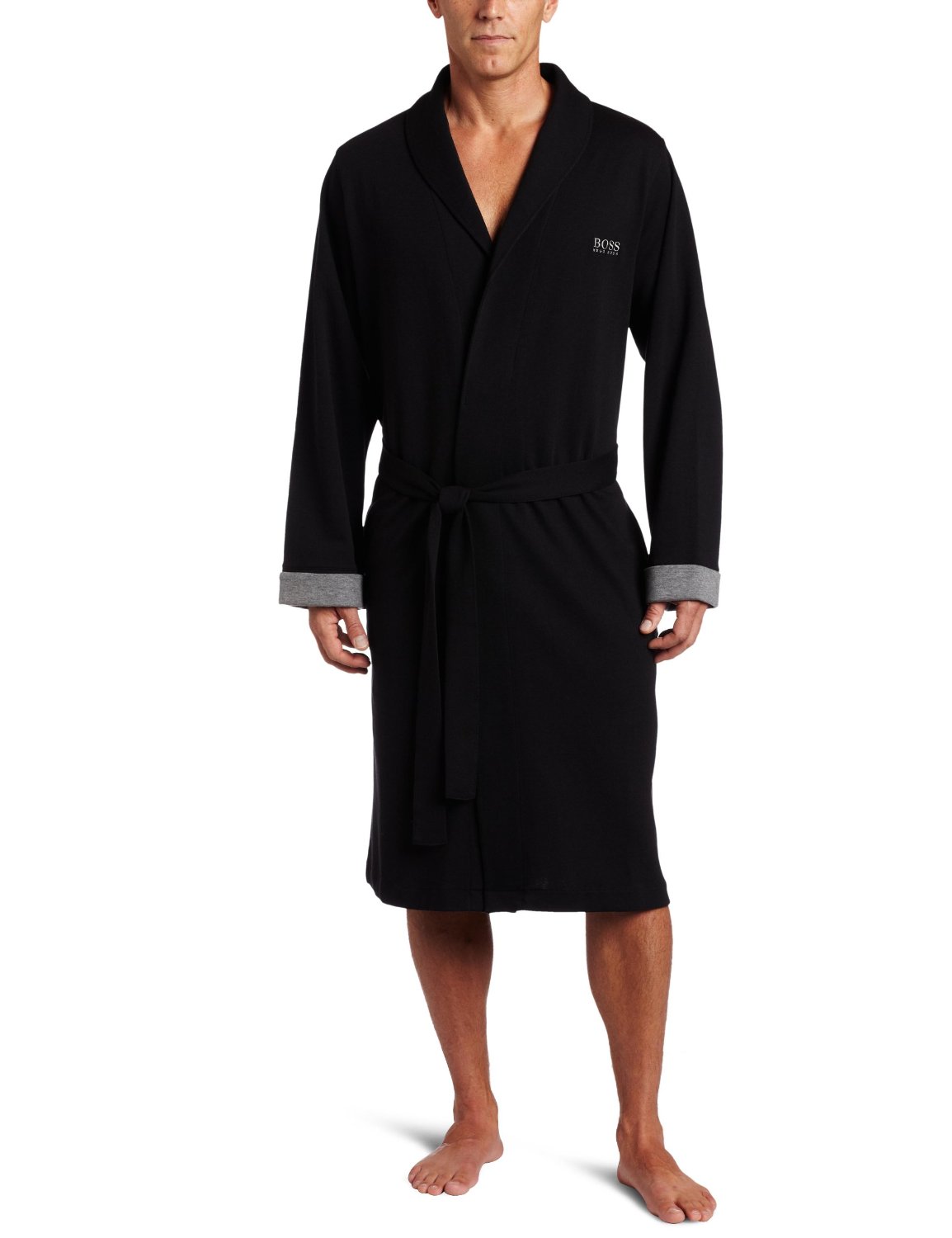 sælger kold specificere HUGO BOSS Men's Jersey Shawl Collar Robe | Gift Ideas 2021 | Cool Gifts