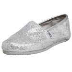 Toms Silver Glitter Shoes