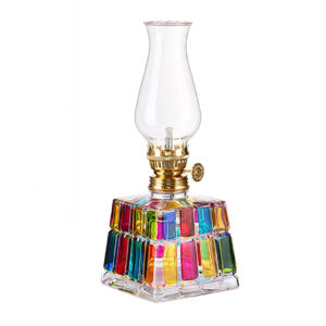 colorful oil lamp
