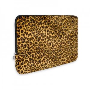 Leopard Animal Print Faux-fur Carrying Case