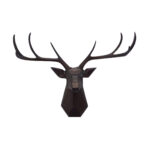Geometric deer trophy