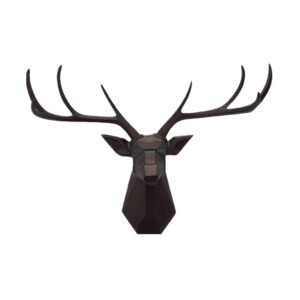 Geometric deer trophy