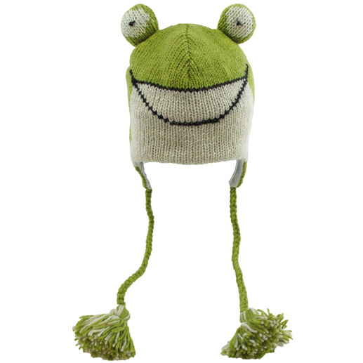 Green Froggy Winter Hat