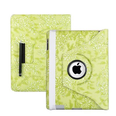 Green Floral iPad Case