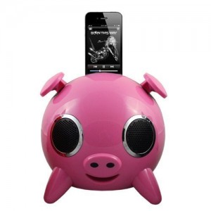 Pink Pig iPod Speakers