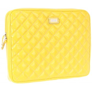 Quilted Yellow Laptop Sleeve