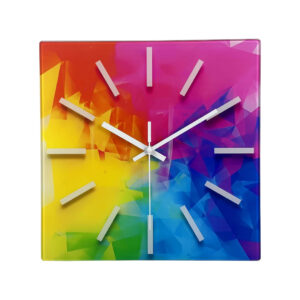 Ultra Flat Multi Color Wall Clock
