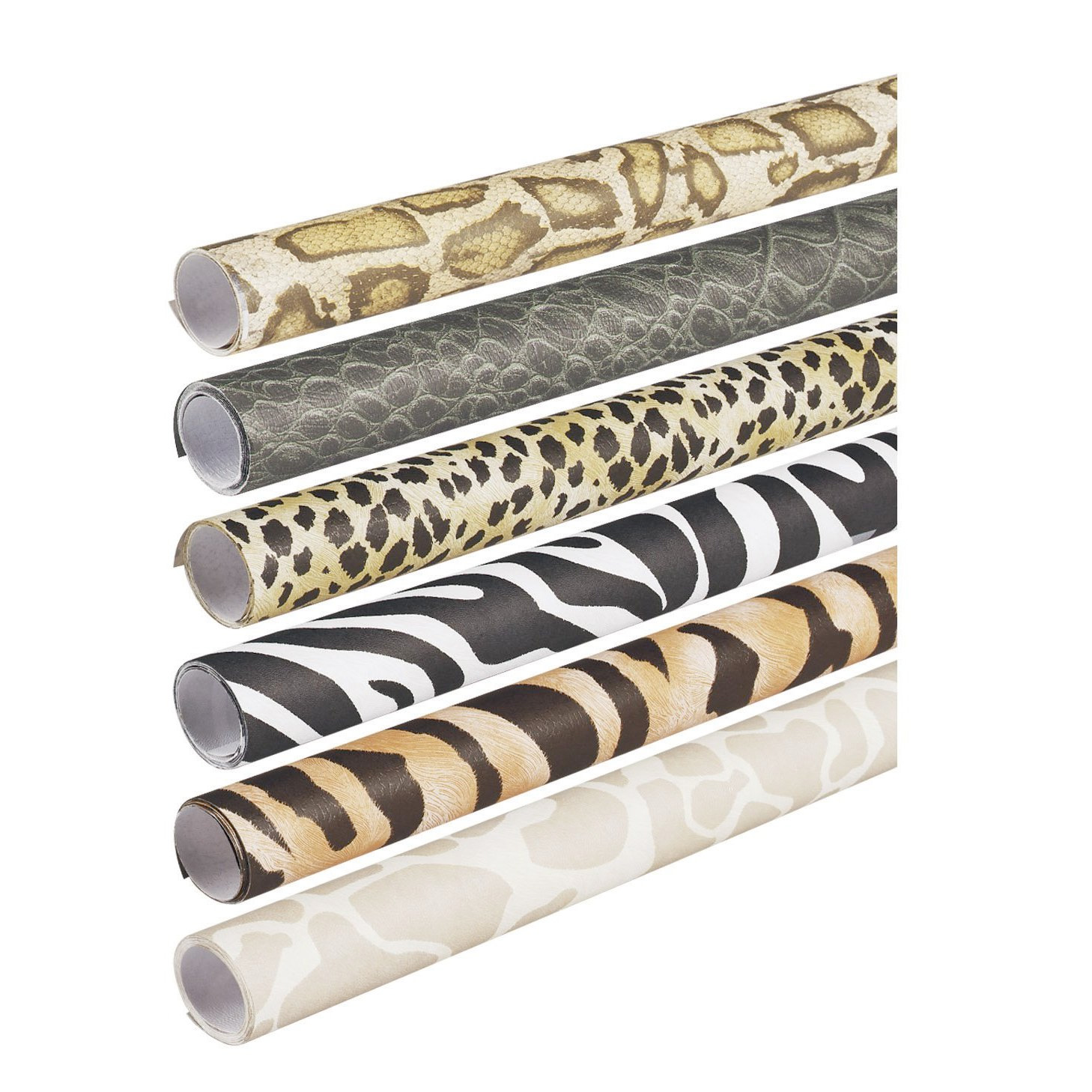 Assorted Animal Prints, 24" x 8-ft., 6 rolls/pack