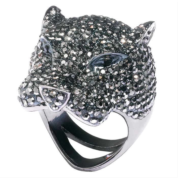 Silver Panther Ring