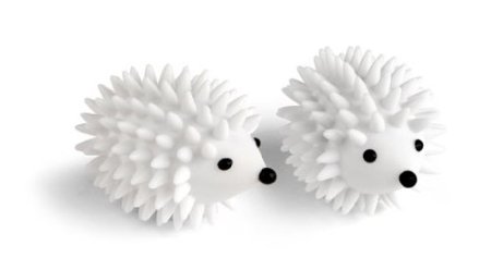 White Hedgehog Dryer Balls