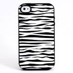 Animal Silicone Case Zebra Print