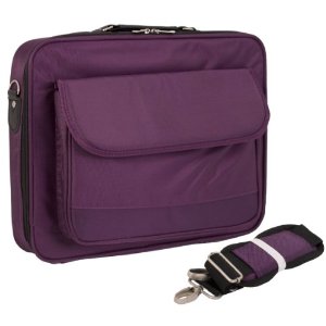 17 inch Purple Notebook Laptop Shoulder Messenger Bag