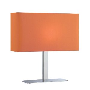 Orange Chrome Lamp