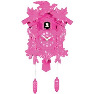 Pink Cuckoo Clock