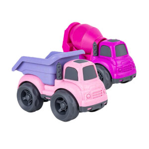 Pink push car toy