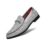 Silver Glitter Cambridge Shoes