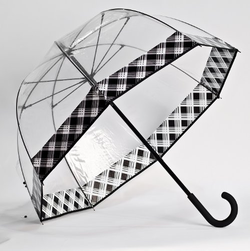Clear Dome Bubble Umbrella With Trim