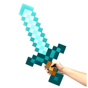 Minecraft Foam Diamond Sword