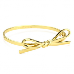 Kate Spade "Skinny Mini" Gold Bow Bangle Bracelet