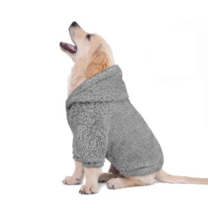 fuzzy dog jacket