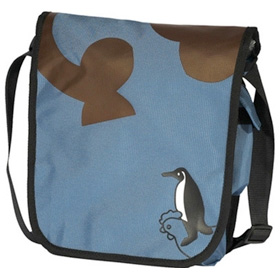 Recycled PET Penguin + Rooster Small Messenger Bag