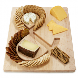 Cheese & crackers serving board