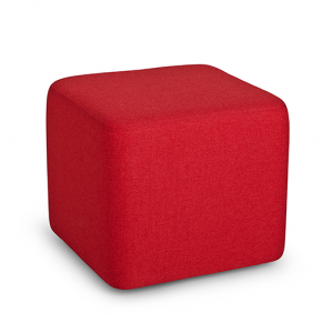 Red Block Party Lounge Ottoman